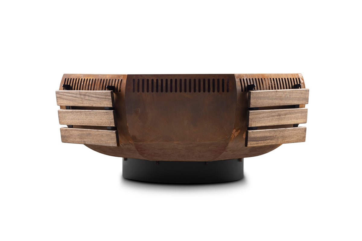 Grillring met uitklapbare tafels (laag)
