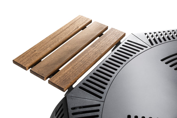 Grillring met uitklapbare tafels (hoog)